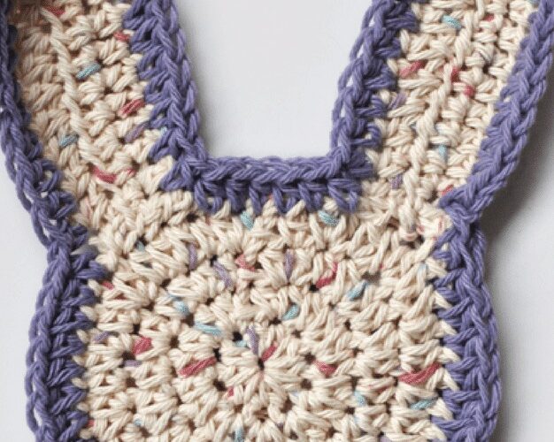 Crochet Easter Bunny Washcloth