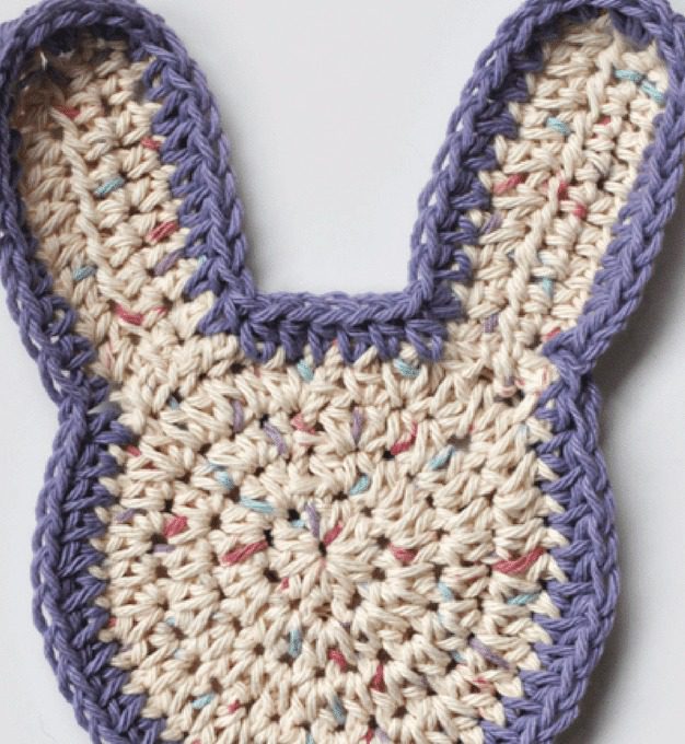 Crochet Easter Bunny Washcloth