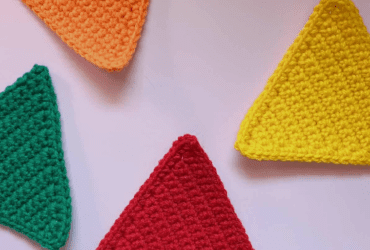 Crocheting Triangles