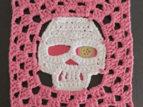 Free Skull Granny Square Pattern 12 Skull Granny Square