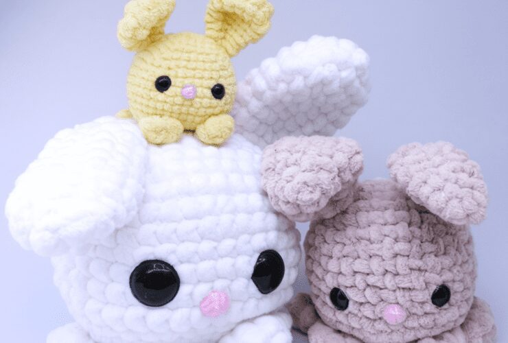 Cube Bunny Rabbit Amigurumi