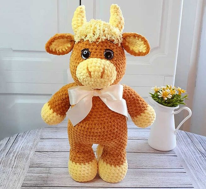 Crochet A Charming Amigurumi Bull 26 Amigurumi Bull