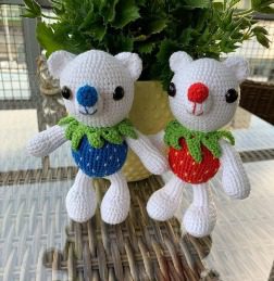 Strawberry Bear Amigurumi Beginner-Friendly Pattern 26 Strawberry Bear