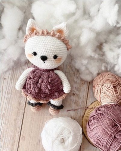 Elegant Amigurumi Cat Pattern 26 Amigurumi Cat