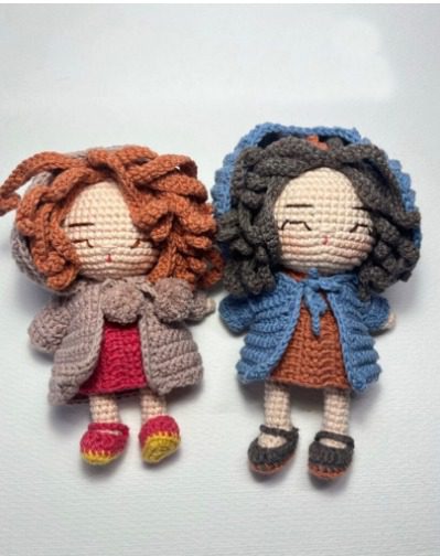 Crochet Adorable Amigurumi Sister Dolls Ada And Kat 26 Amigurumi Sister