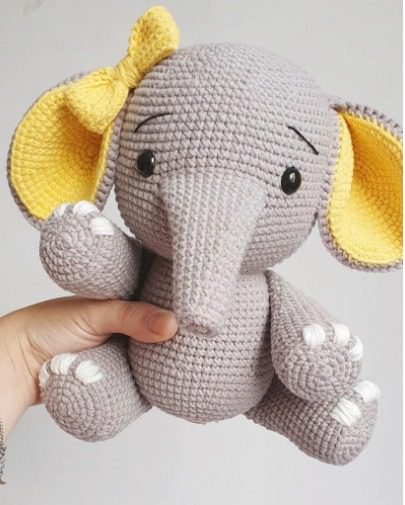 Adorable Amigurumi Elephant Crochet Pattern 26 Elephant