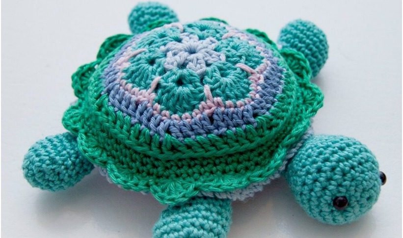 Charming Flower Turtle Pincushion With Complete Amigurumi Pattern 25 Flower Turtle