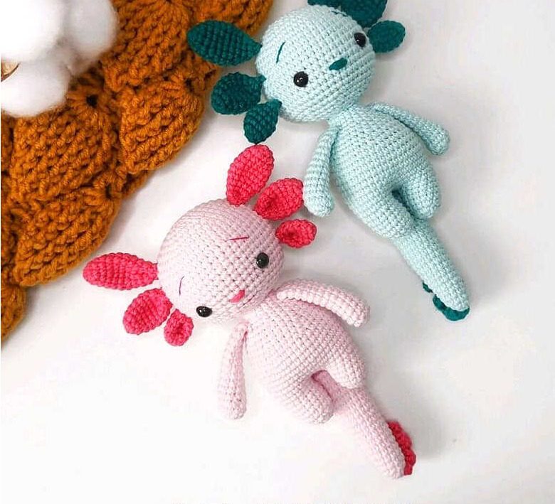 Crocheting An Adorable Amigurumi Axolotl 25 Amigurumi Axolotl
