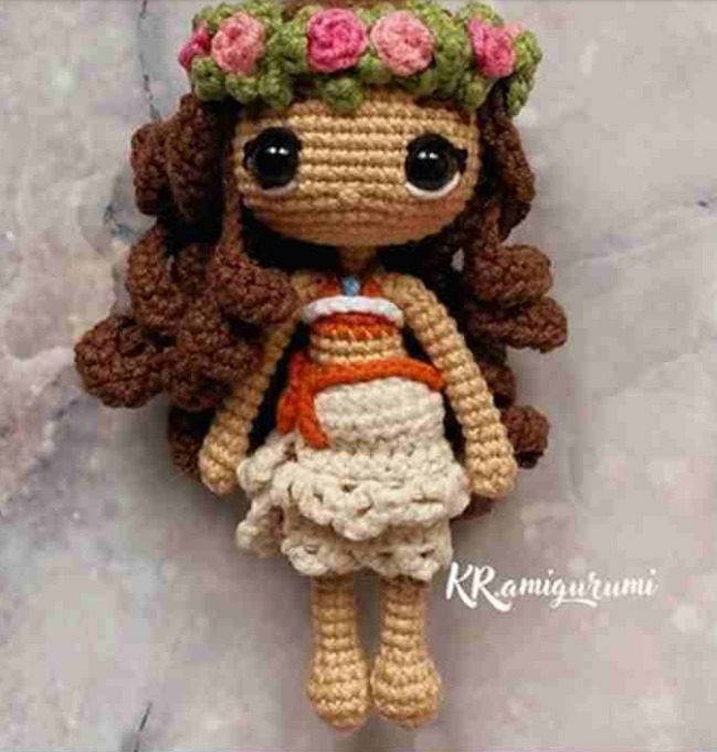 Moana Princess Amigurumi