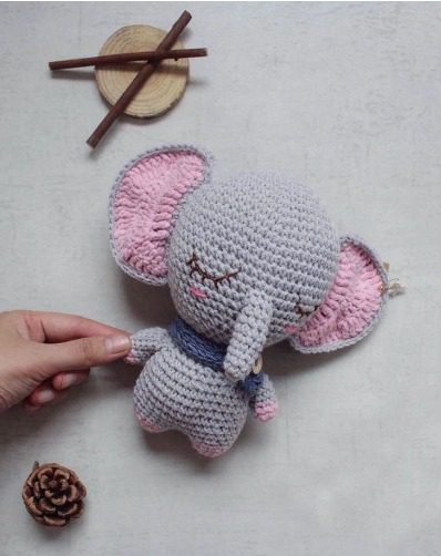 Crochet An Adorable Amigurumi Elephant 26 Amigurumi Elephant