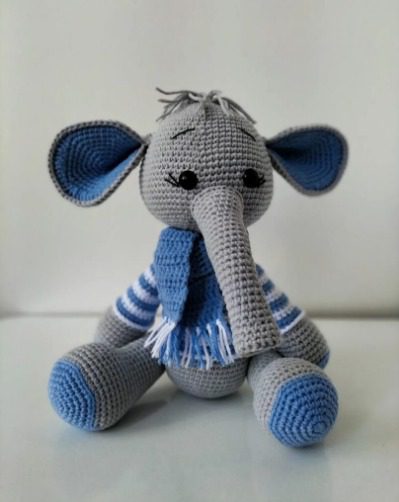 Crochet Adorable Elephant Amigurumi 26 Elephant