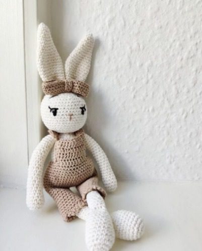 Crochet A Giant Amigurumi Bunny With Bow Tie 26 Amigurumi Bunny