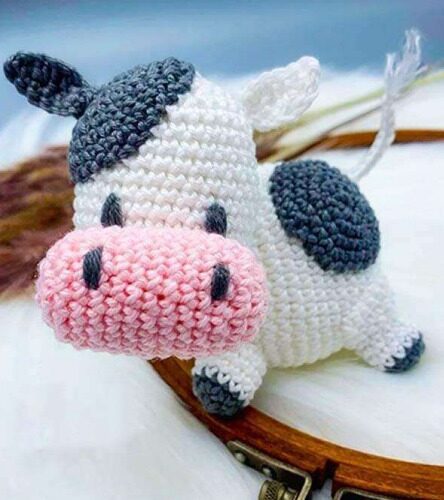Crochet An Adorable Cow Amigurumi 27 Cow