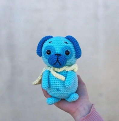 Pug Dog Amigurumi Crochet Pattern Tutorial 26 Dog Amigurumi