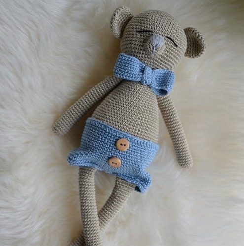 Baloo The Bear Amigurumi Pattern Crochet 26 Bear Amigurumi