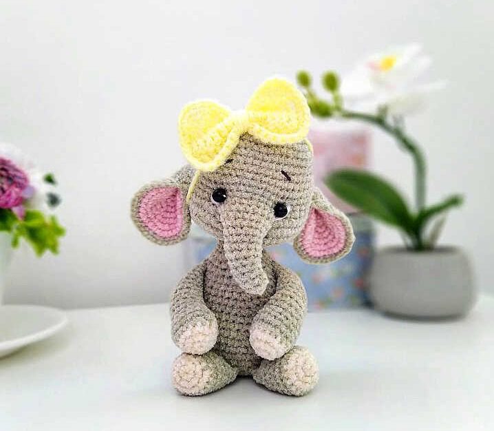 Crocheting An Adorable Plush Elephant Amigurumi 25 Elephant Amigurumi