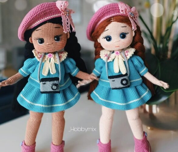Matching Amigurumi Dolls