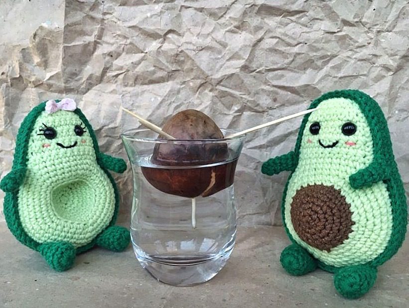  Amigurumi Avocado